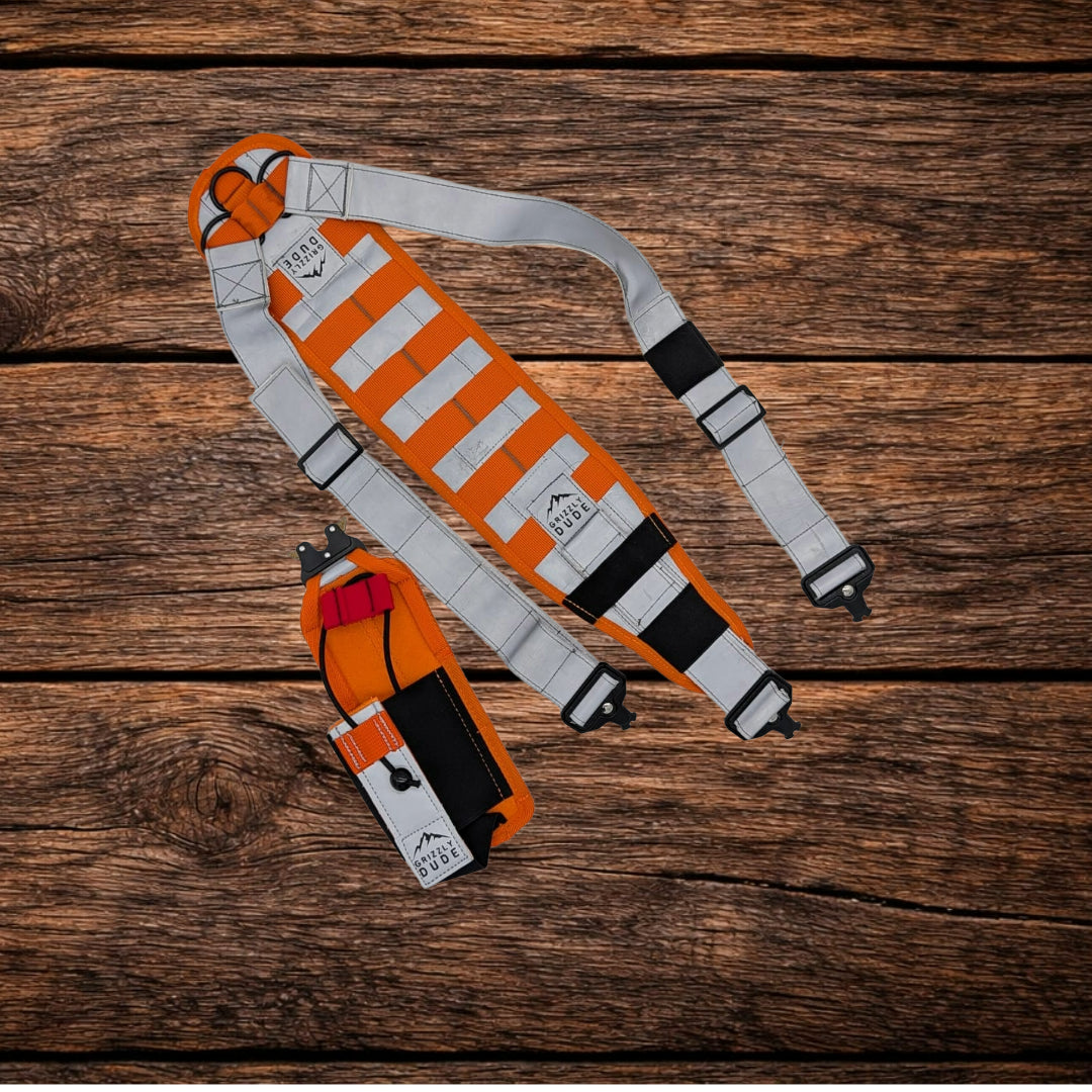 Grizzly Dude Bear Spray Holster - Solo Chest - Rig