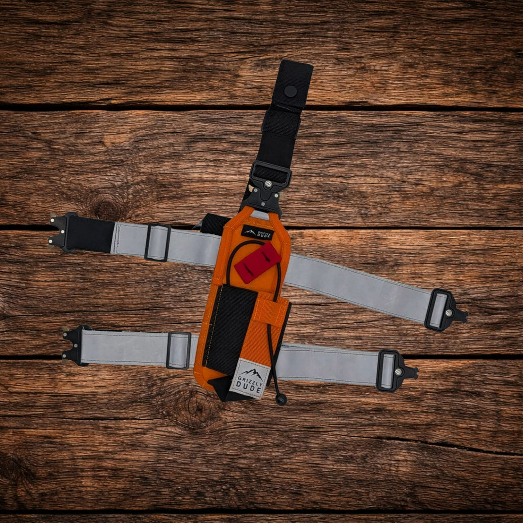 Grizzly Dude Bear Spray Holster - Solo Rig - Thigh