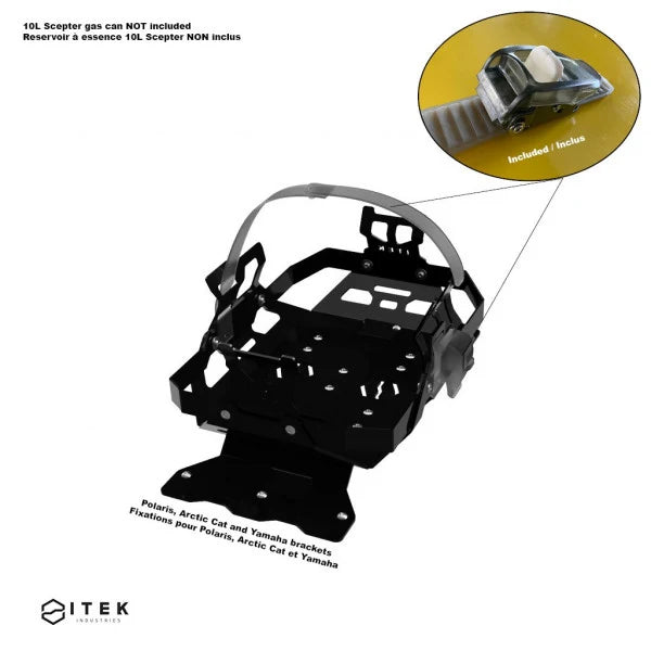 Itek Gas Rack - Polaris AXYS and Pro-ride