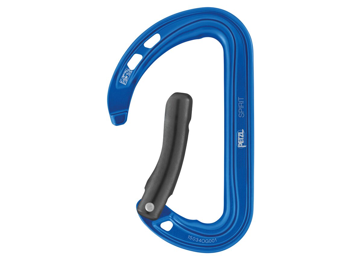 SPIRIT CARABINER BENT BLUE