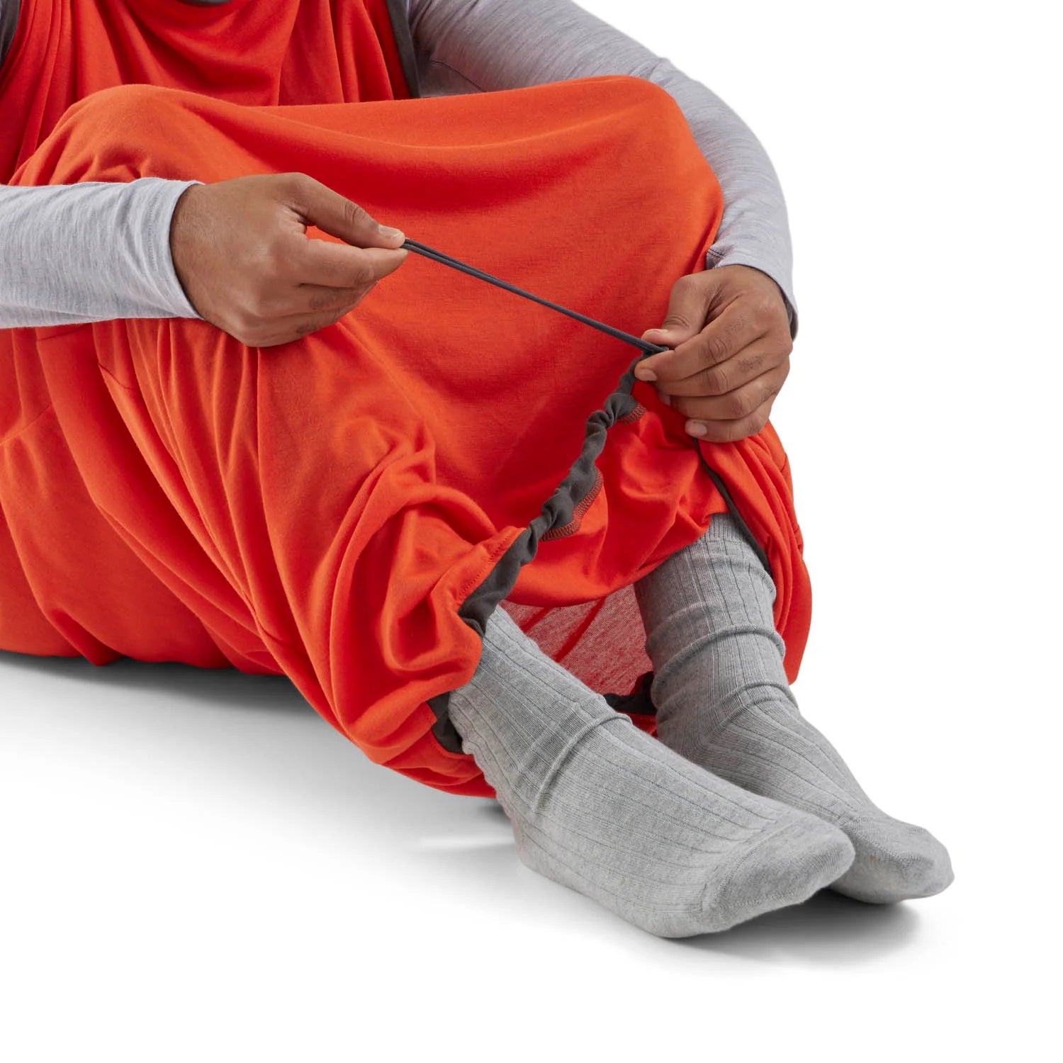Reactor Extreme Sleeping Bag Liner - Mummy w/ Drawcord - Compact Spicy Orange