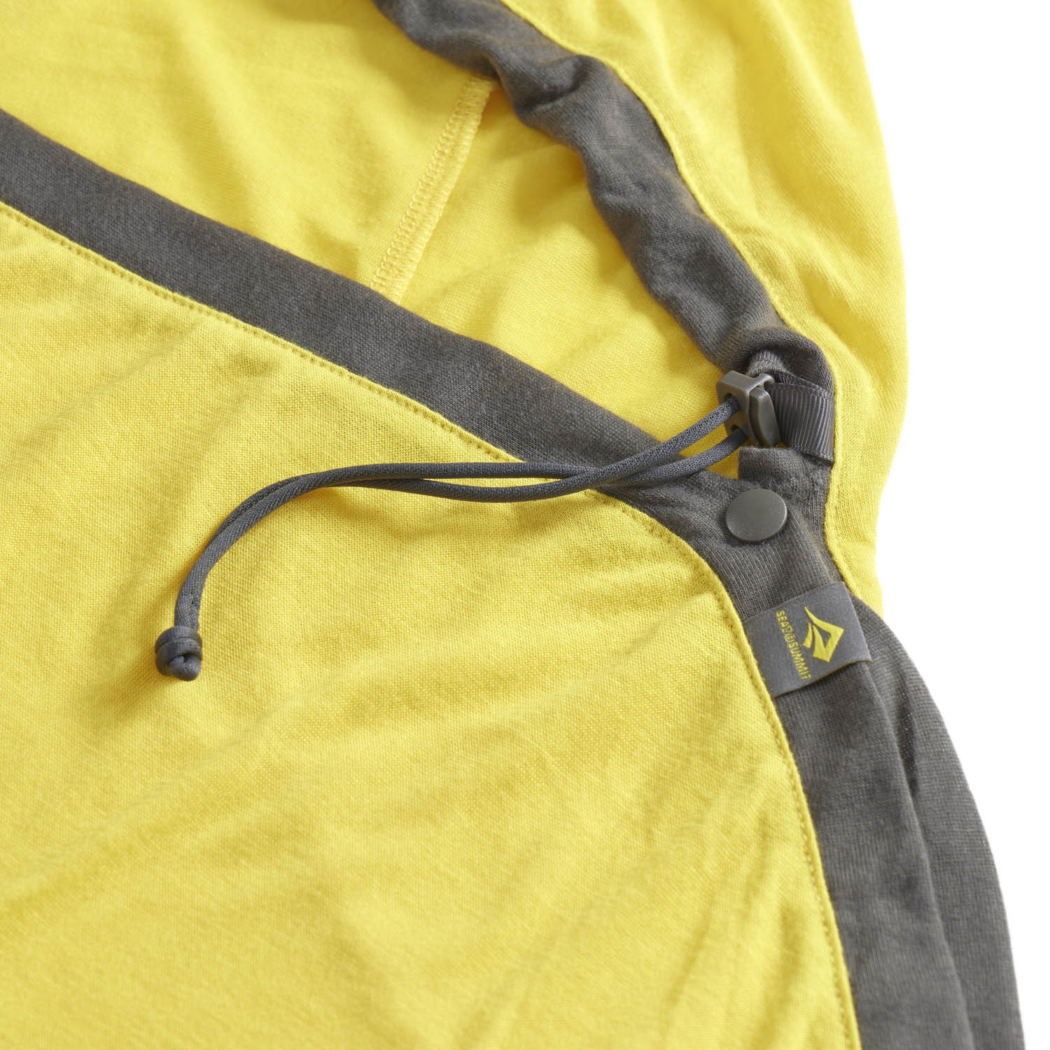 Reactor Sleeping Bag Liner - Mummy w/ Drawcord- Compact Sulphur Yellow