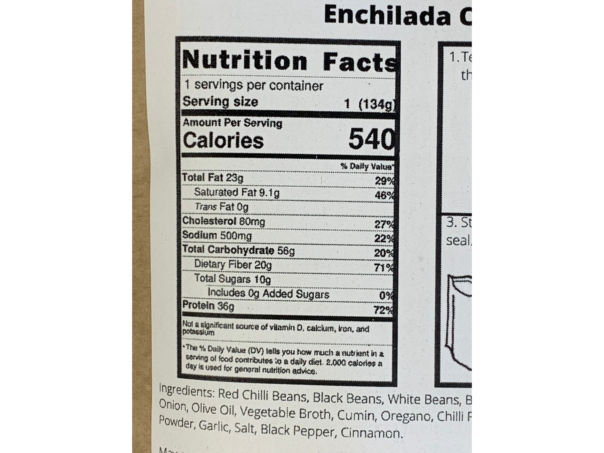 Enchilada Chili Small (134gms/540cals)