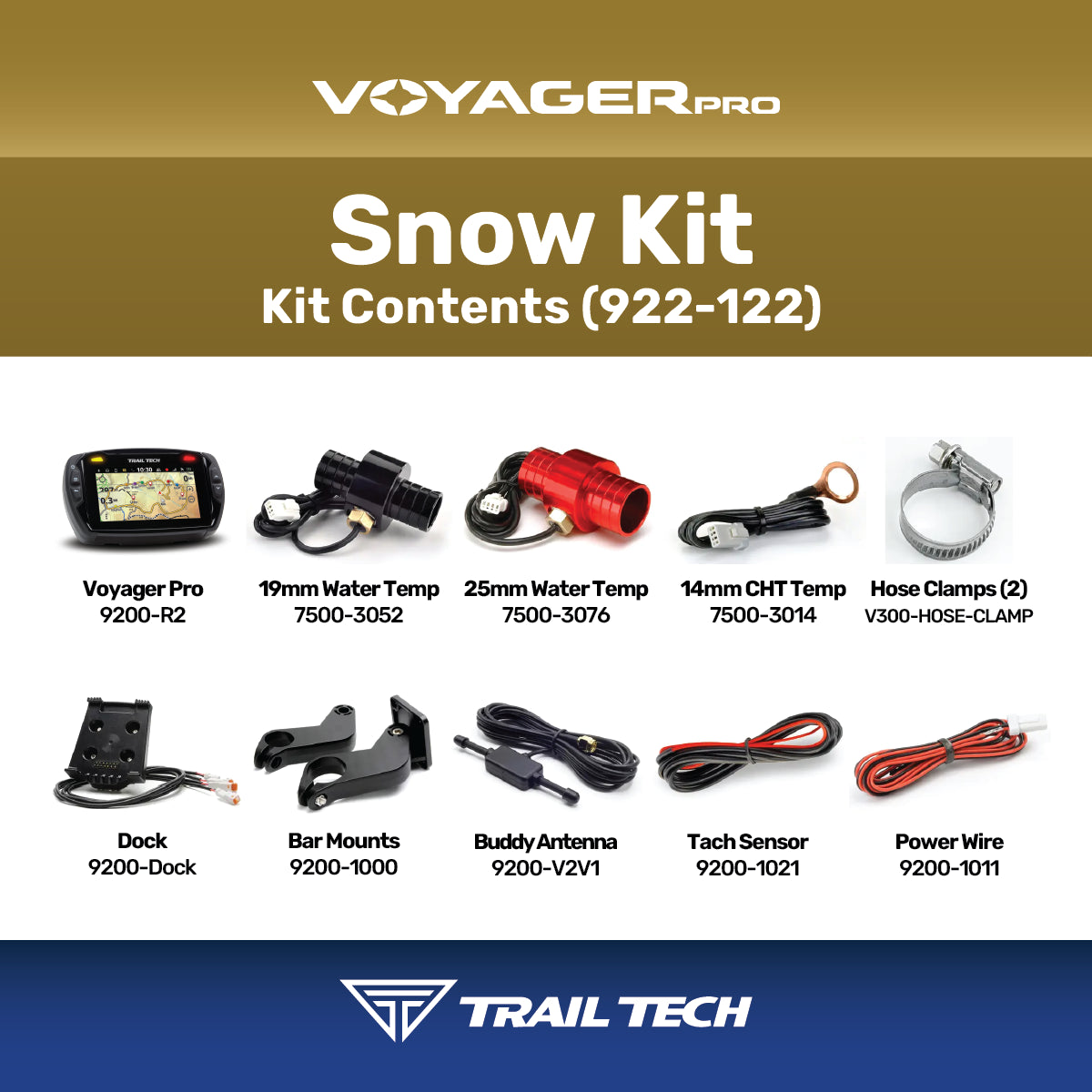 Trail Tech Voyager Pro, SNOW KIT