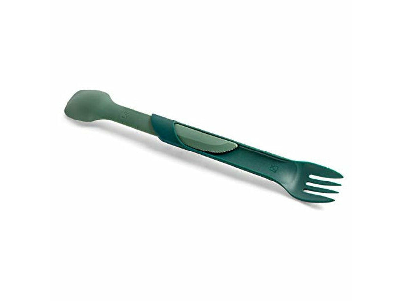 UCO Switch Spork Utensil Set with Tether - CampGreen
