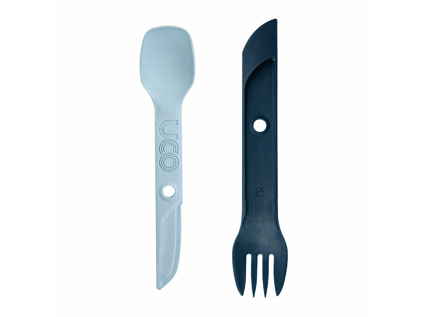 UCO Switch Spork Utensil Set with Tether - StoneBlue