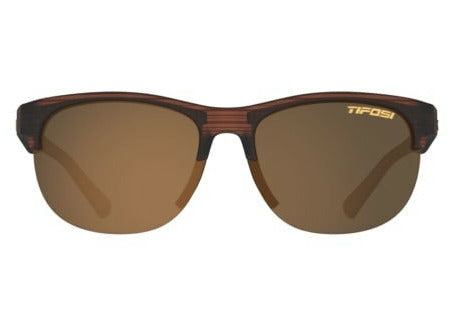 Swank SL, Woodgrain - Brown Polarized lenses
