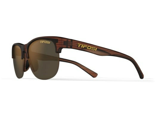 Swank SL, Woodgrain - Brown Polarized lenses